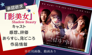 韓国ドラマ『影美女(Shadow Beauty)』感想＆評価、視聴方法やキャストも徹底紹介