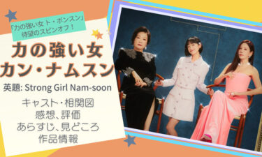 韓国ドラマ『力の強い女 カン・ナムスン』面白い!? 見どころ、感想、相関図、配信etc